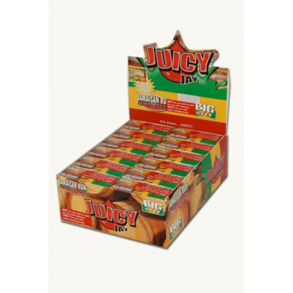 Papírky Juicy Jay's Rolls, Jamajský rum, 5m v balení | box 24ks