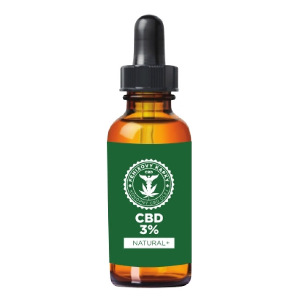Fénixovy kapky CBD olej 3% bez aroma, 10ml
