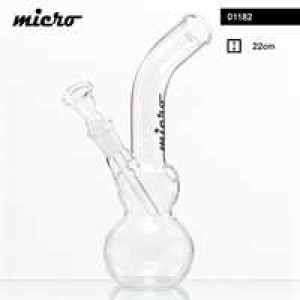 Skleněný bong Micro Hit, 22cm