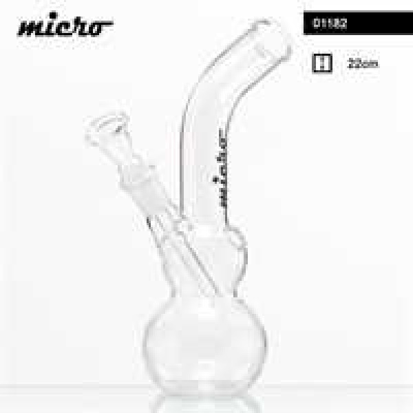 Skleněný bong Micro Hit, 22cm
