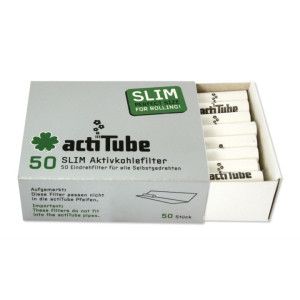 Filtry ActiTube SLIM, 7 mm, 50 ks v balení