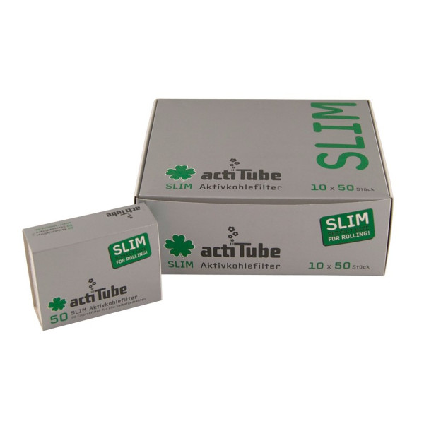 Filtry ActiTube SLIM, 7 mm, 50 ks v balení | box 10 ks