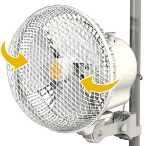 Secret Jardin Ventilátor s klipsnou Monkey Fan 20W Oscilační, průměr 21cm