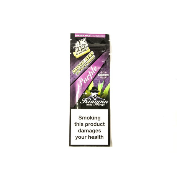 KingPin 4x Hemp Blunt Purple, 4ks/bal.