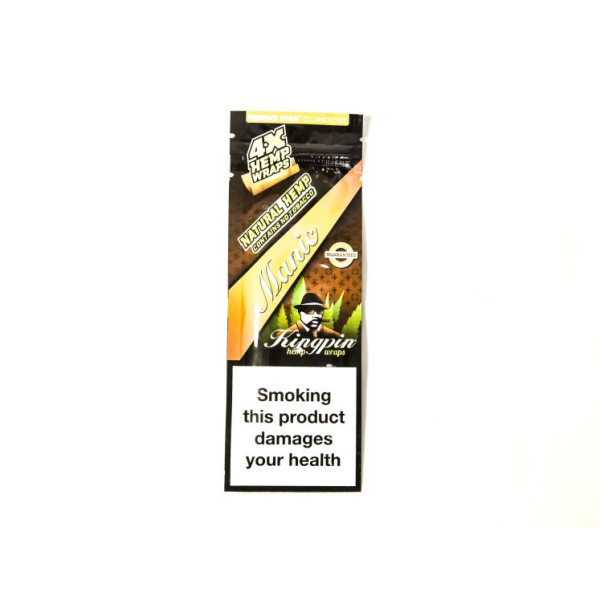 KingPin 4x Hemp Blunt Manic, 4ks/bal.