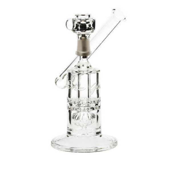 Skleněný bong Pure Glass Mini Torus Male, 20 cm, 1 ks