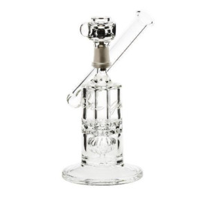 Skleněný bong Pure Glass Mini Torus Male, 20cm