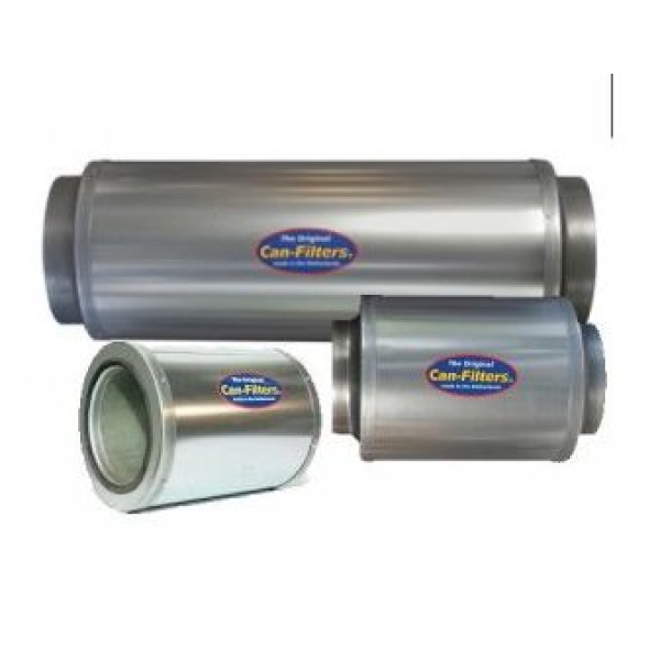 Tlumič hluku CAN 100/38cm, příruba 150mm