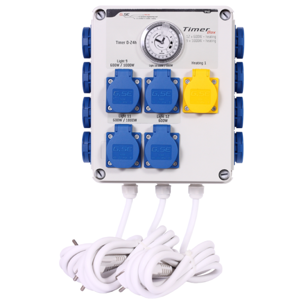 GSE Timer Box II 12x600W + topení, 220V