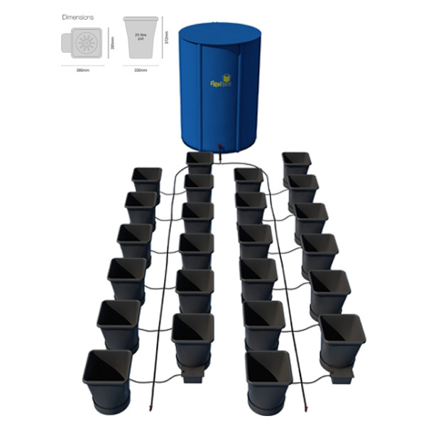 AutoPot 1Pot XL Module se 24 květináči, včetně Flexitank nádrže 400L