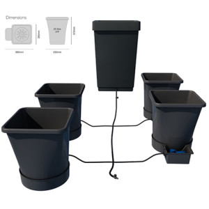 AutoPot 1Pot XL Module s 4 květináči, včetně 47L plastové nádrže