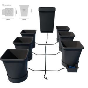 AutoPot 1Pot XL Module s 6 květináči, včetně 47L plastové nádrže
