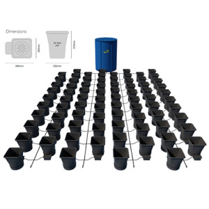 AutoPot 1Pot XL Module s 80 květináči, včetně Flexitank nádrže 750L