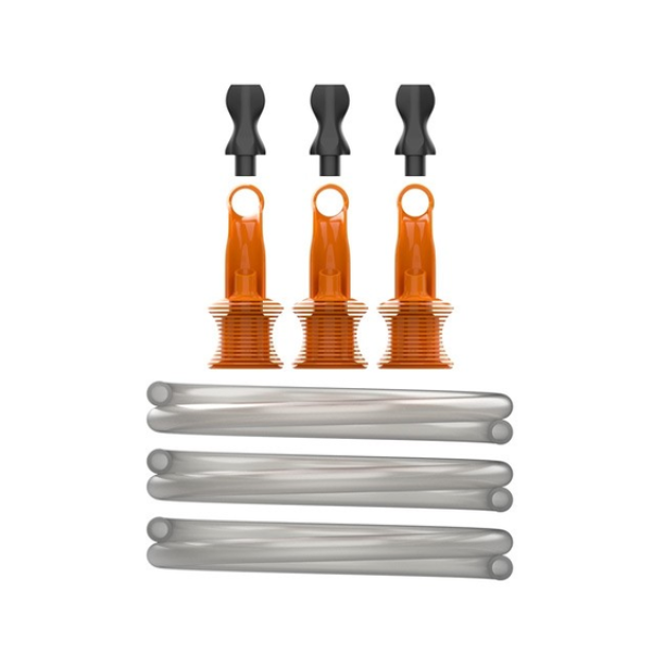 Sada trubic s náustky pro vaporizér Volcano Hybrid, 3 x 1 m