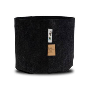 ROOT POUCH BLACK - Textilní květináč, 3,8l