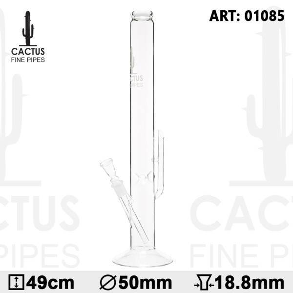 Skleněný bong Cactus 49 cm, průměr 50 mm