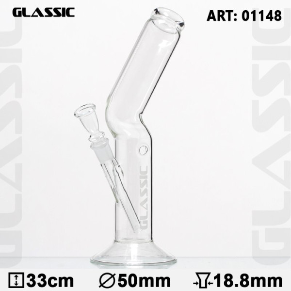 Skleněný bong Glassic Flash 33cm, průměr 50mm