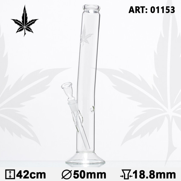 Skleněný bong Sand Leaf Hangover, 42cm, 18,8mm