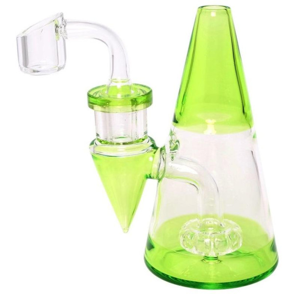 Skleněný bong Heatex Glass Minimalist Green 5