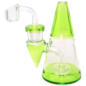 Skleněný bong Heatex Glass Minimalist Green 5