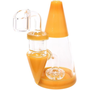 Skleněný bong Heatex Glass Minimalist Yellow Jade 5