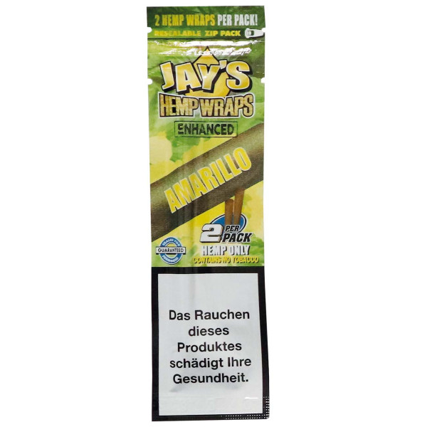 Jay's HempTerp Blunt Wraps Amarillo, 2ks/bal.