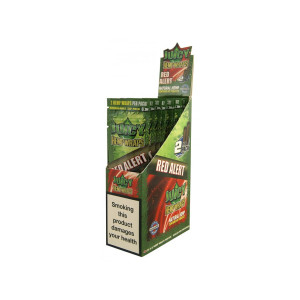 Jay's Hemp Blunt Wraps Red Alert, 2 ks v balení | box 25 ks