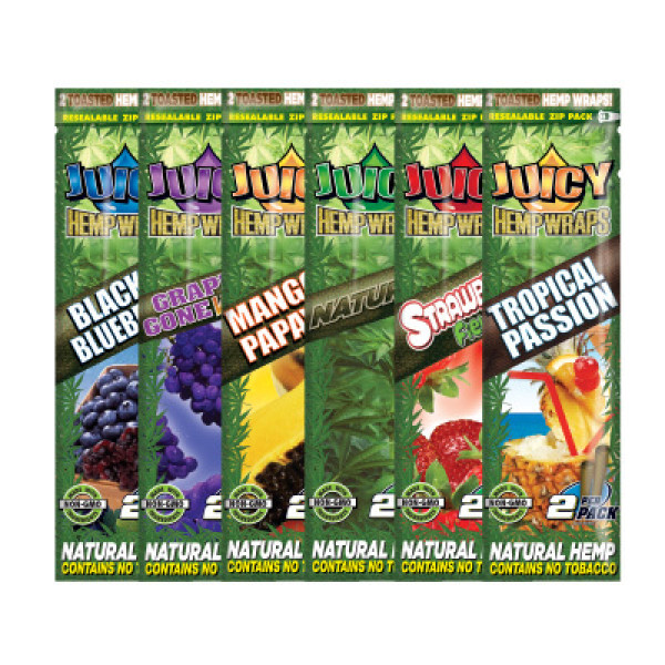 Jay's Hemp Blunt Wraps Manic, příchuť mango, 2ks v balení | box 25ks
