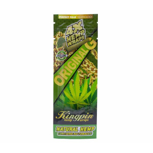 KingPin 4x Hemp Blunt OG, 4 ks v balení