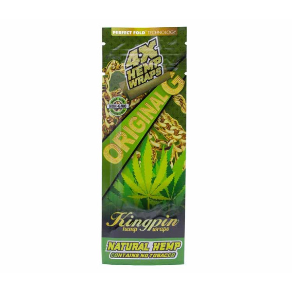 KingPin 4x Hemp Blunt OG, 4ks/bal.