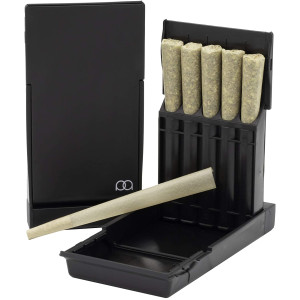 JPAQ Preroll - pouzdro na cigarety, černá, 1 ks