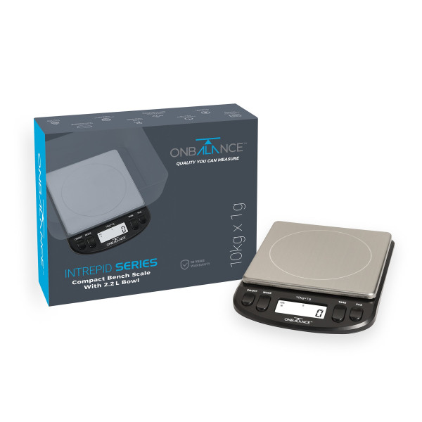 Váha Interpid Series Compact Bench Scale 10kg/1g, s mísou