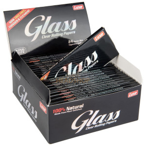 Průhledné papírky LUXE GLASS King Size, 40 ks v balení | box 24ks