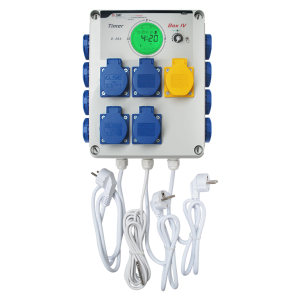 GSE Timer Box IV 12x600W + topení 230V,30A