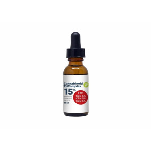 Fair CBD olej Tricomplex (5% CBD 5% CBN 5% CBG)  s 1% THC objem 10ml