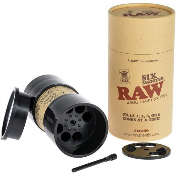 Plnička dutinek RAW, Six Shooter King Size, 1 ks