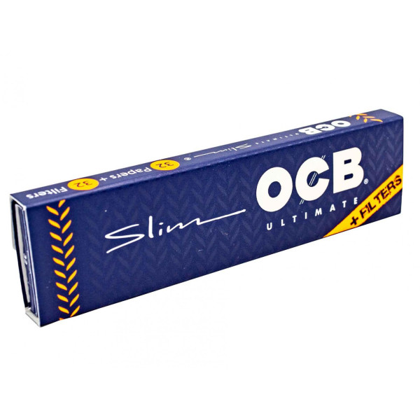 OCB ULTIMATE SLIM + TIPS, 32ks v balení