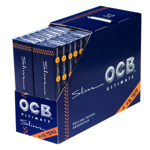 OCB ULTIMATE SLIM + TIPS, 32ks v balení | box 32ks