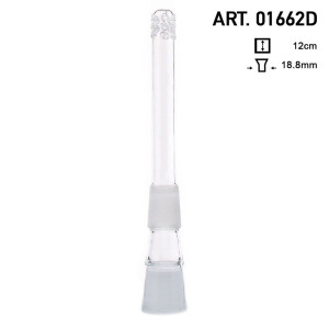 Skleněný Chillum - difuzér Boost, průměr 18.8mm, délka 12cm