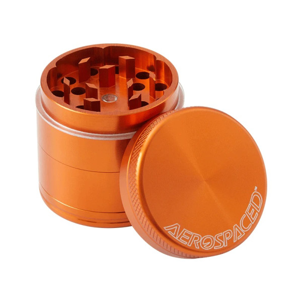 Čtyřdílná drtička Aerospaced by Higher Standards, 40mm, oranžová