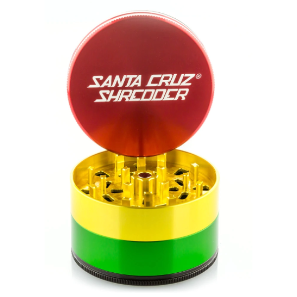 Čtyřdílná drtička Santa Cruz Shredder, 70mm, rasta