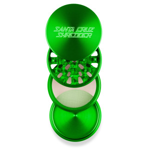 Čtyřdílná drtička Santa Cruz Shredder, 70mm, zelená