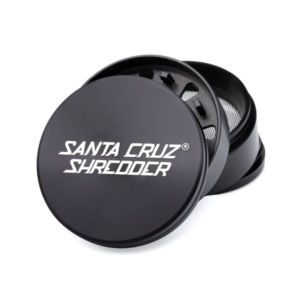 Čtyřdílná drtička Santa Cruz Shredder, 70mm, černá matná