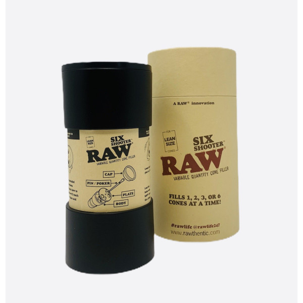 Plnička dutinek RAW, Six Shooter Lean Size, 1 ks