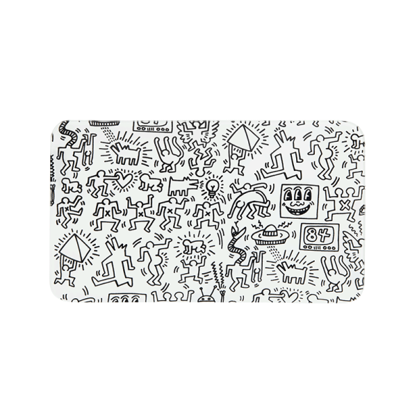 Podnos na rolování Keith Haring Tray - Black & White