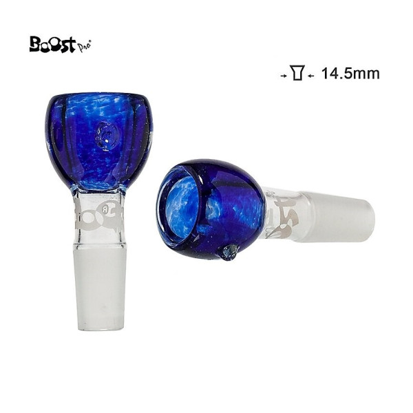 Skleněný kotlík k bongu Boost, modrý, 14.5mm