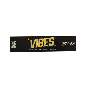 Papírky Vibes King Size Slim, ultra tenké, 33ks v balení