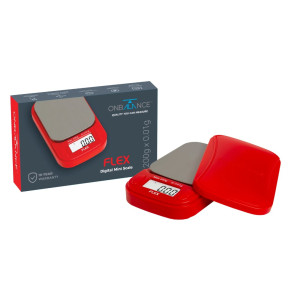 Váha On Balance Flex Miniscale, 200g/0,01g, červená