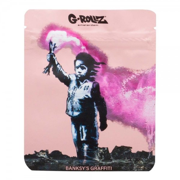 Zip sáček G-Rollz | Banksy's Graffiti 'Torch Boy', 100x125mm - 1ks