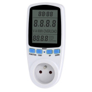 Měřič spotřeby s pamětí PM6, zásuvkový elektroměr